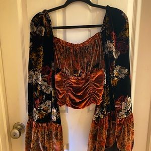 Free People Velvet Top